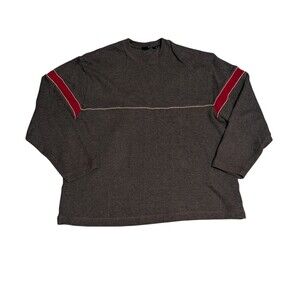 Vintage Gap Sweater Mens XXL Gray Y2K 90s Crewneck Pullover Boxy Retro 2000s